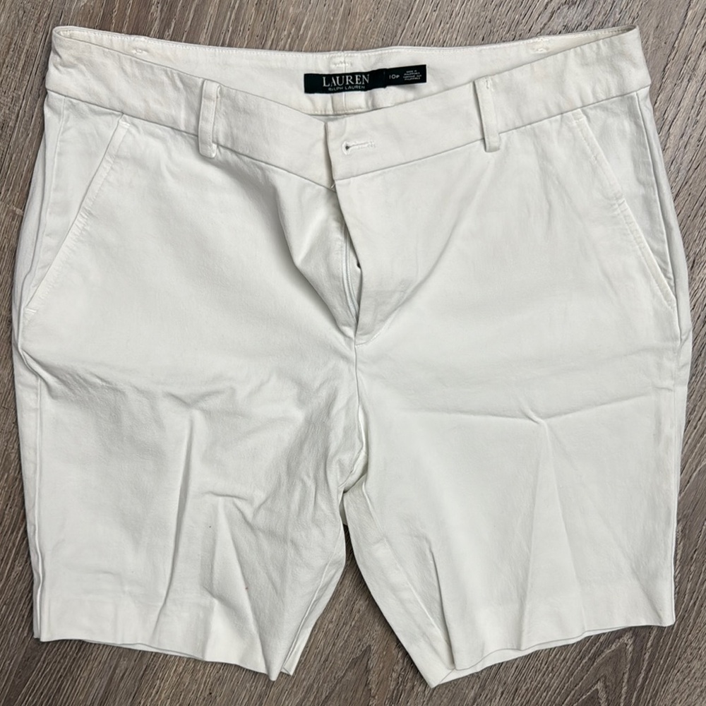 Women’s Lauren Ralph Lauren White Shorts